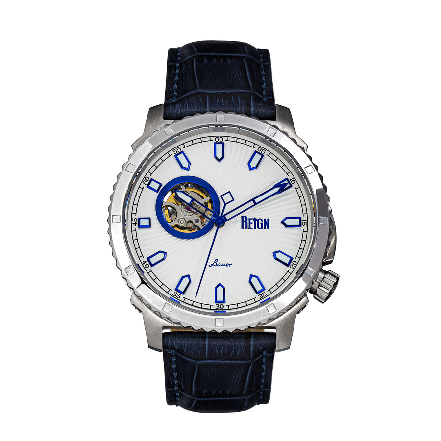 Reign Bauer Automatic White Dial Men's Watch REIRN6003