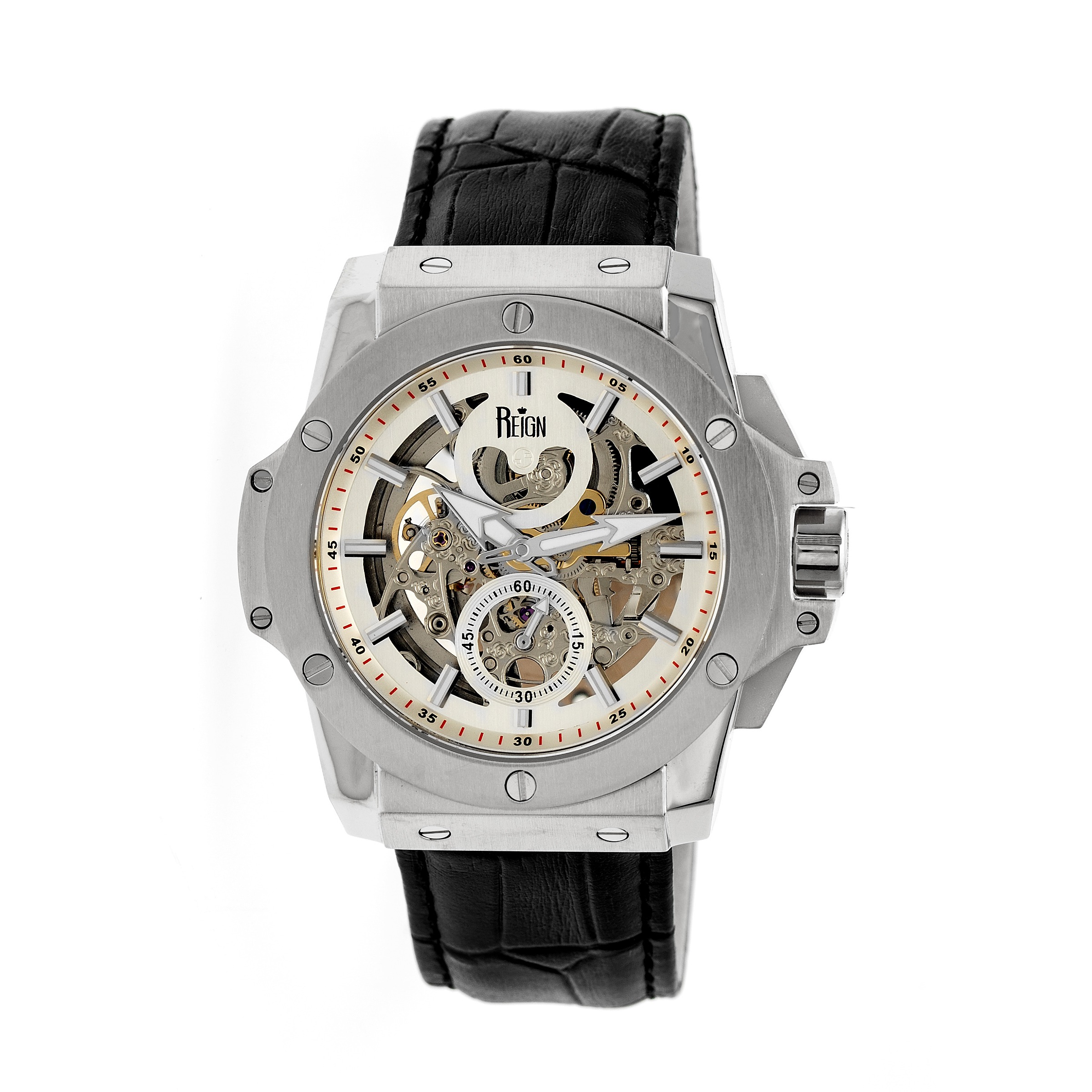 Reign Commodus Automatic Silver Dial Men's Watch REIRN4001