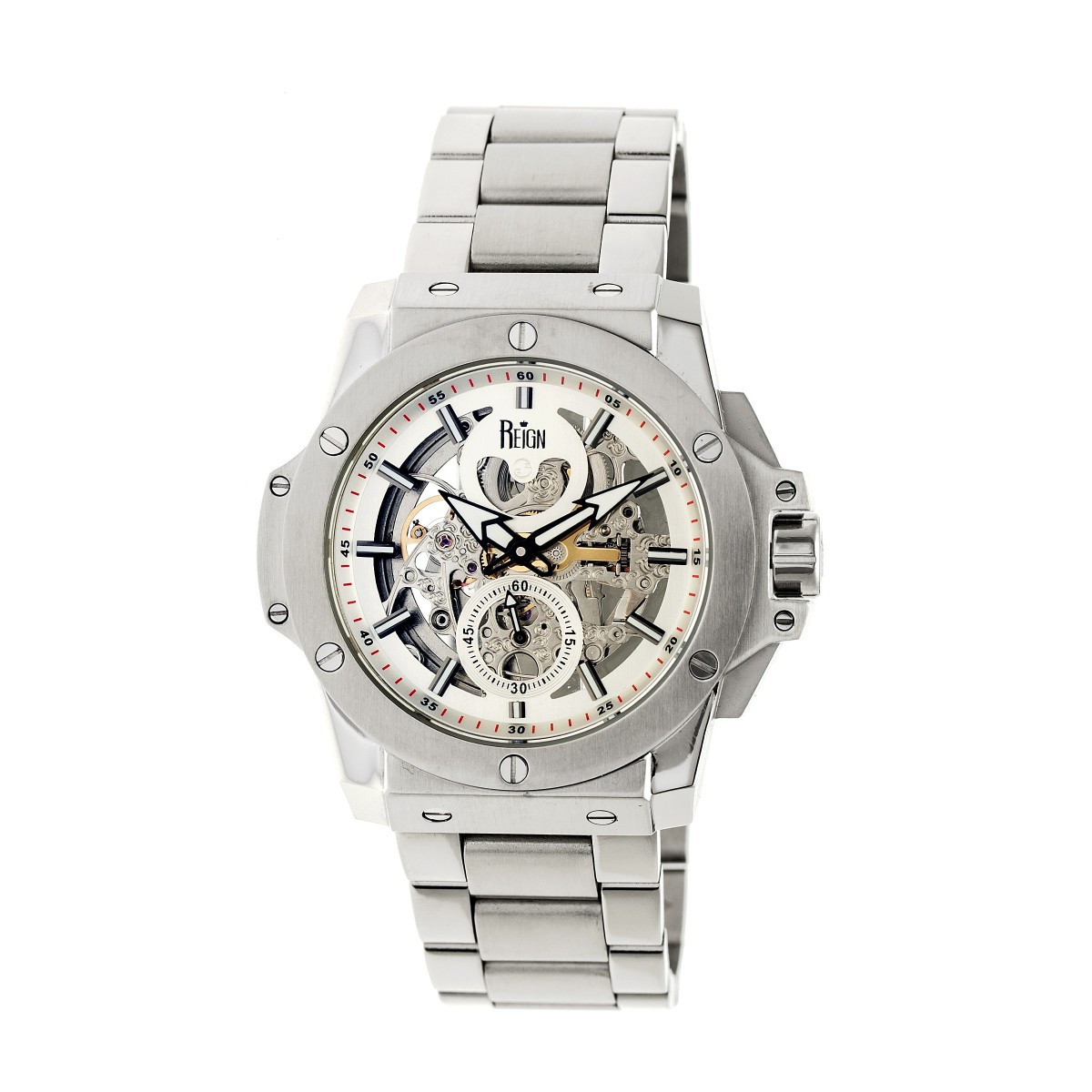 Reign Commodus Automatic Silver Dial Men's Watch REIRN4006