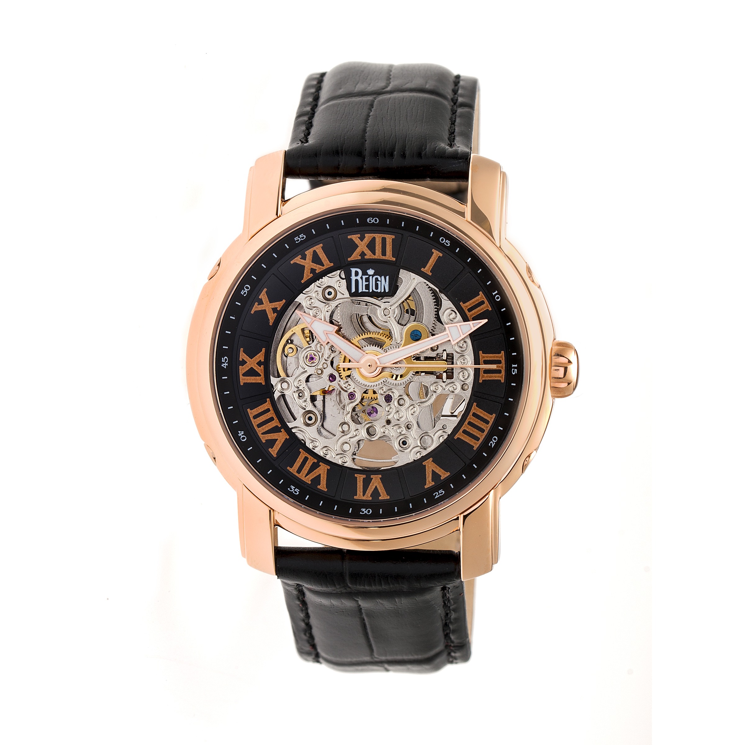 Reign Kahn Automatic Black Dial Men's Watch REIRN4306