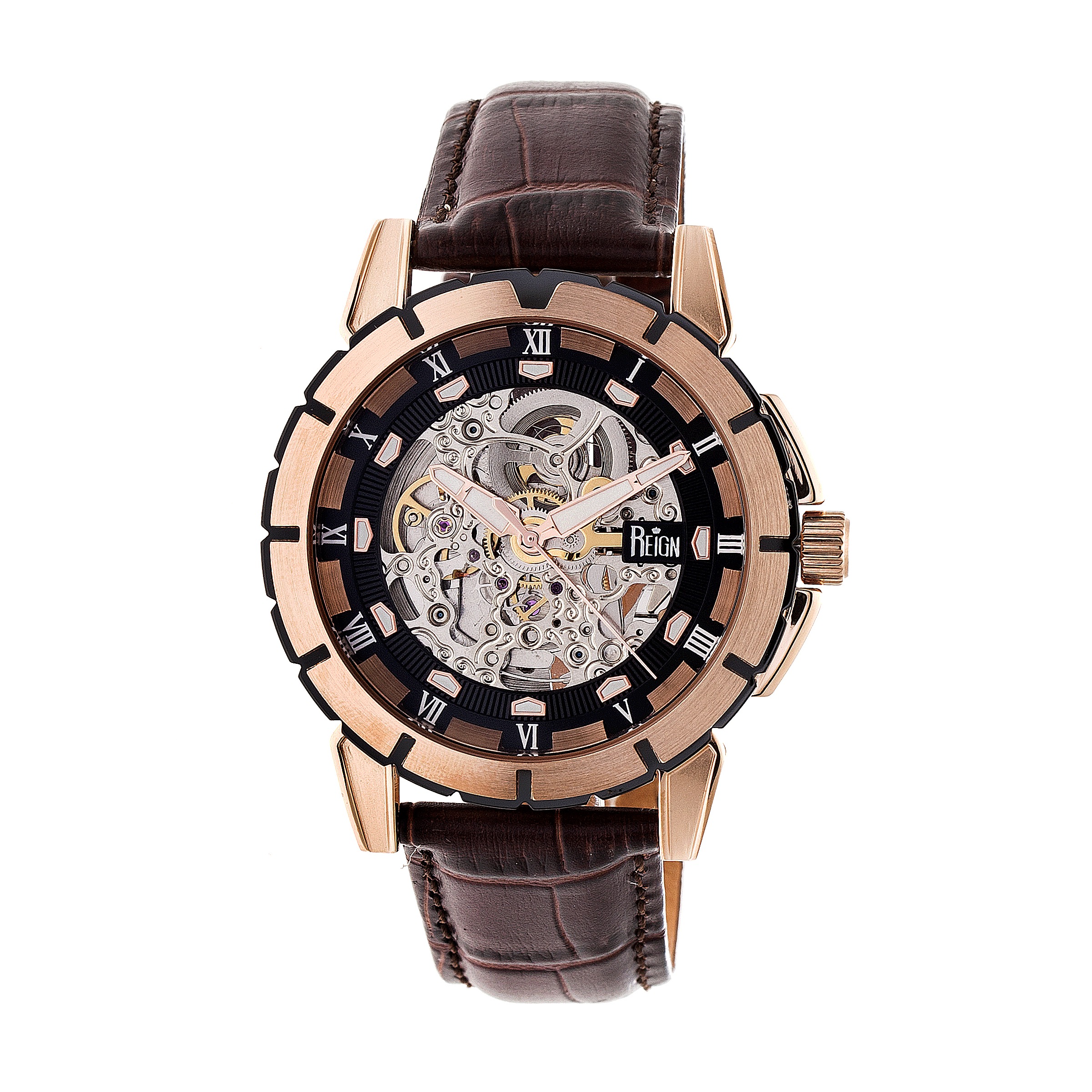 Reign Philippe Automatic Black Dial Men's Watch REIRN4606