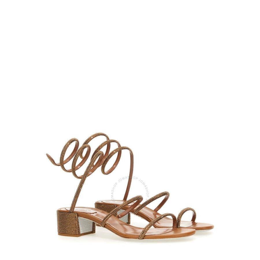René Caovilla Rene Caovilla Cleo Crystal-embellished Sandals