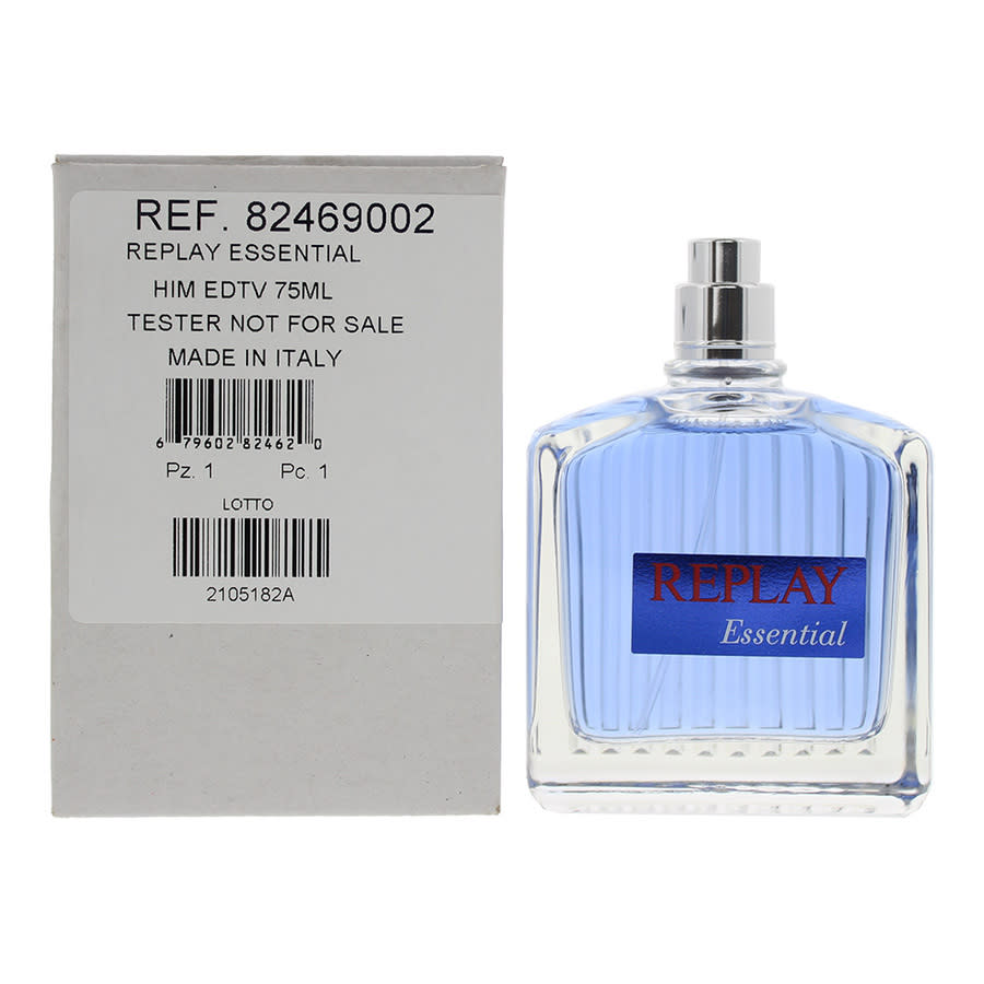 Replay Men's Essential Edt Spray 2.5 oz Fragrances 679602824620