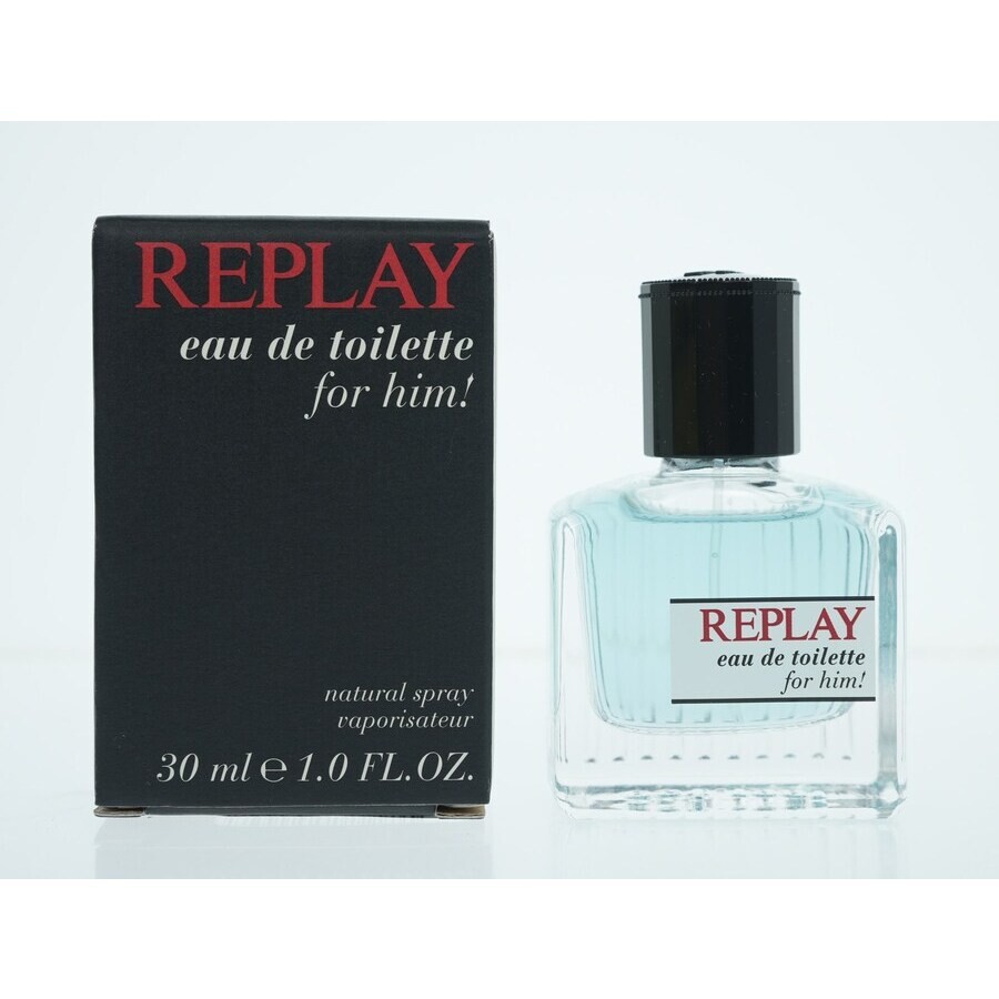 Replay Men's  For Him Edt Spray 1 oz Fragrances 737052198552