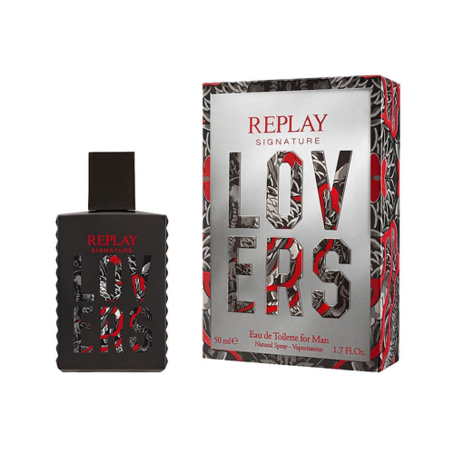Replay Men's Signature Lovers Edt Spray 3.4 oz Fragrances 8011889500293