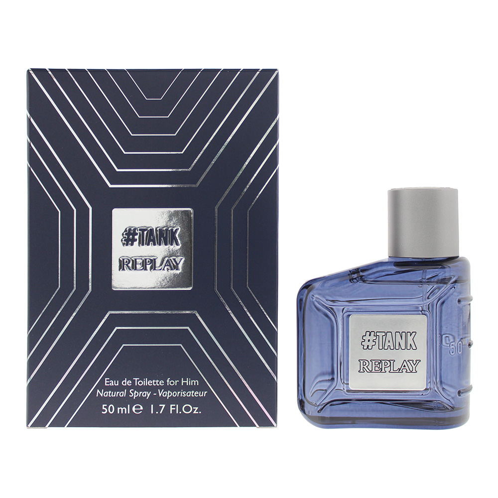Replay Men's Tank Edt Spray 1.7 oz Fragrances 679602940610