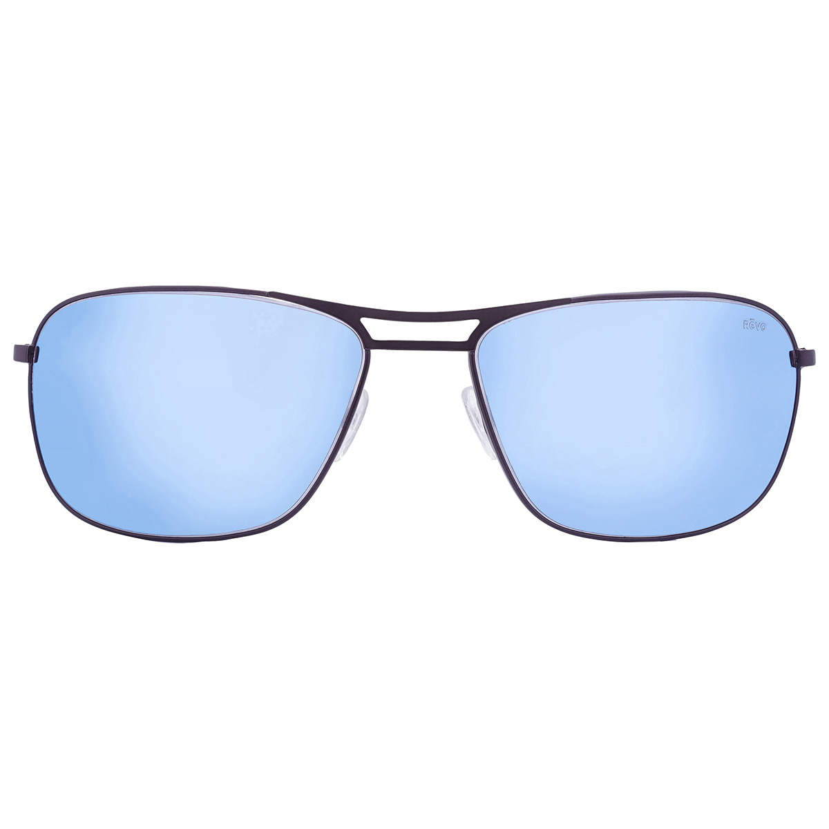 REVO JUDE H2O Polarized Sunglasses – Blue Crystal Glass Lens, Black Frame, 1196 01 H2O