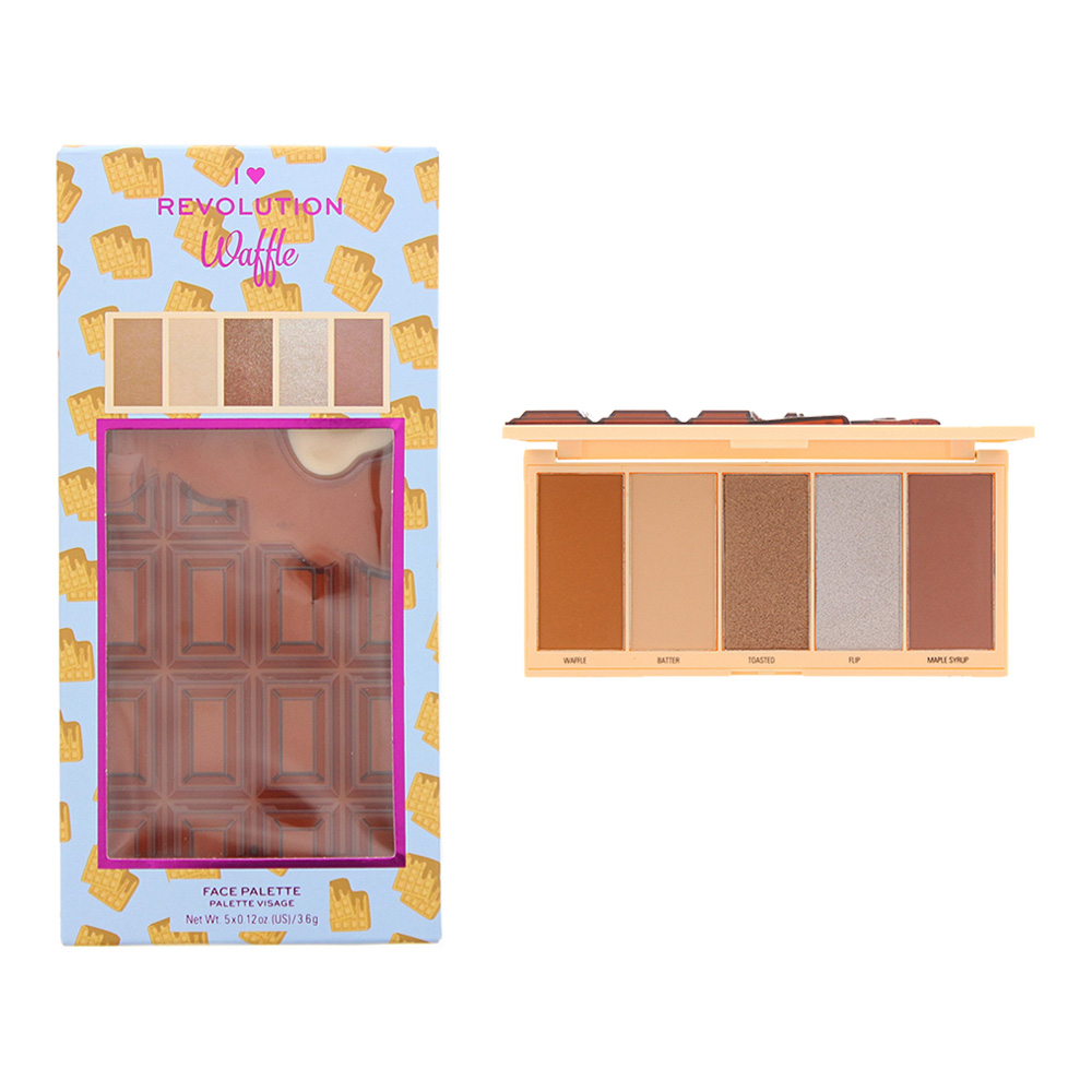 Revolution Ladies I Heart  Highlighting Palette Waffle Makeup 5057566143134