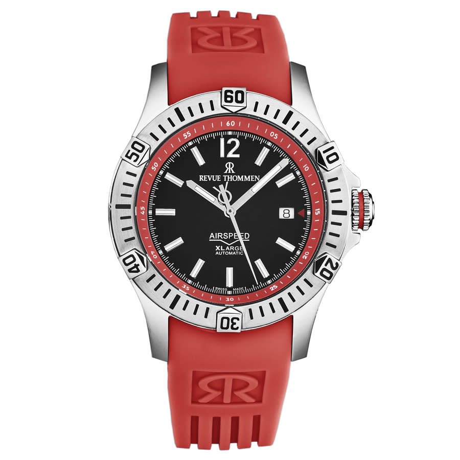 Revue Thommen Air speed Automatic Black Dial Men's Watch 16070.4636