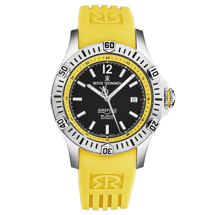 Revue Thommen Air speed Automatic Black Dial Men's Watch 16070.4638