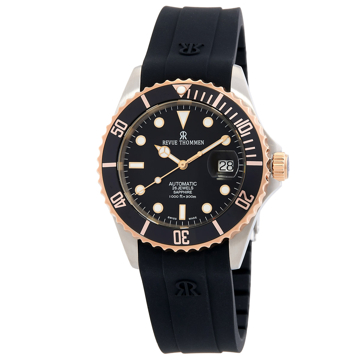 Revue Thommen Diver Automatic Black Dial Men's Watch 17571.2857