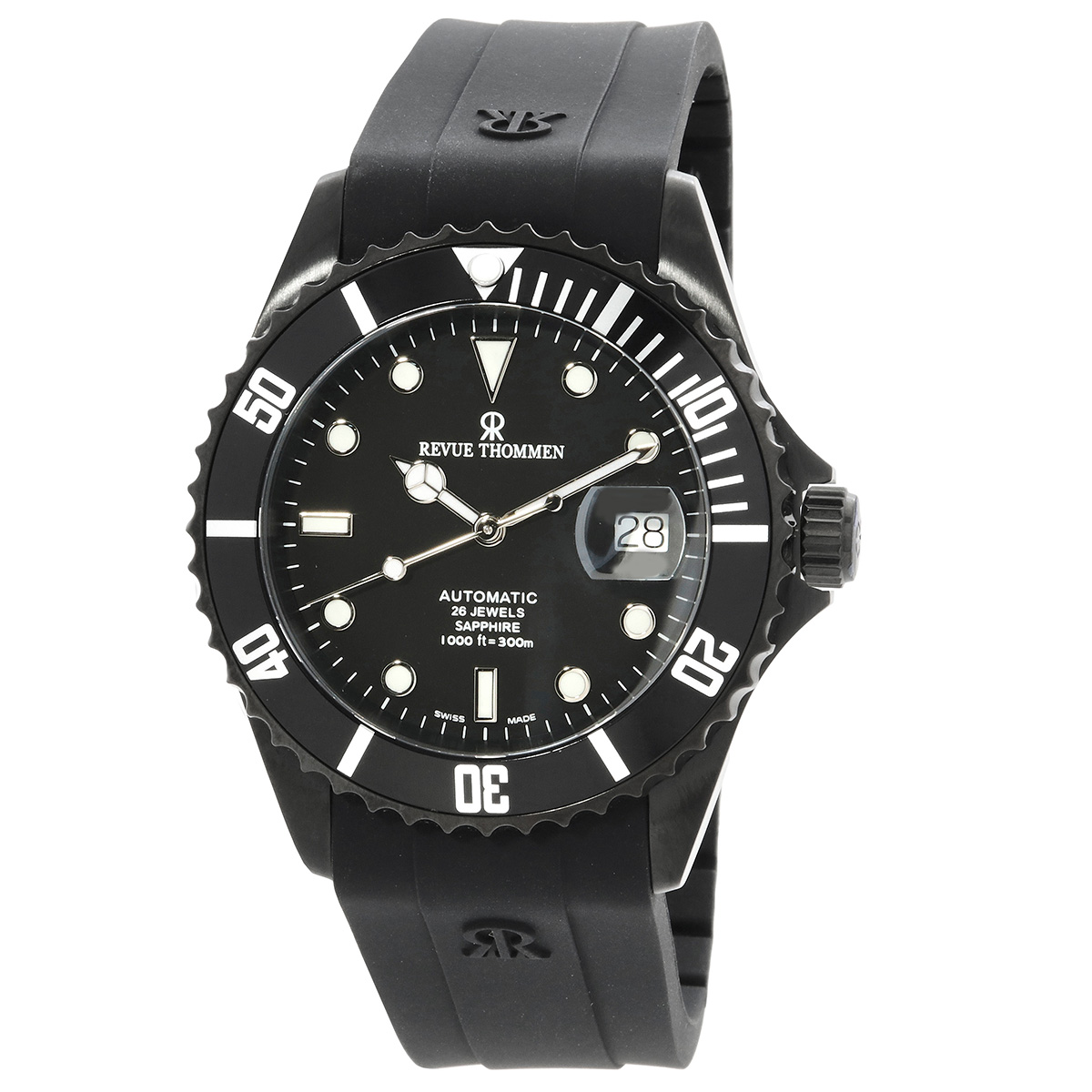 Revue Thommen Diver Automatic Black Dial Men's Watch 17571.2877