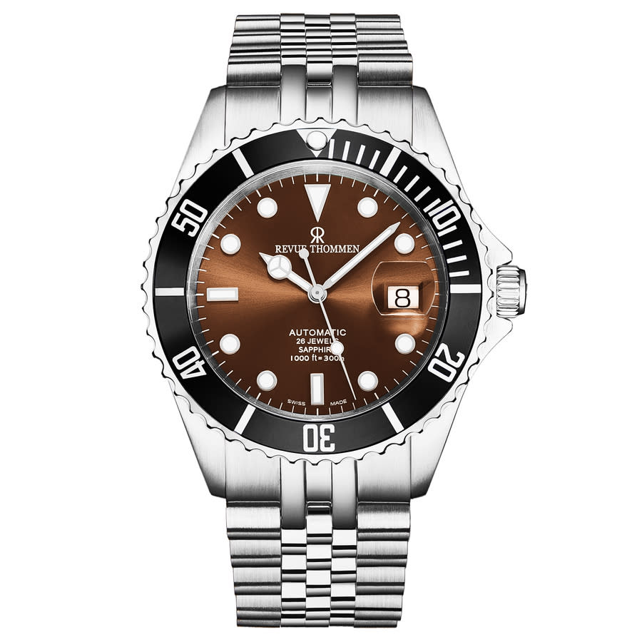 Revue Thommen Diver Automatic Brown Dial Men's Watch 17571.2221