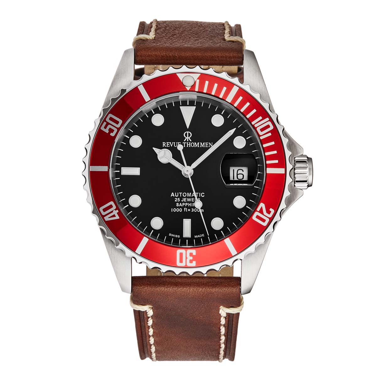 Revue Thommen Diver Automatic Black Dial Men's Watch 17571.2536