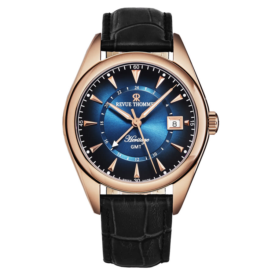 Revue Thommen Heritage Automatic Blue Dial Men's Watch 21010.2465