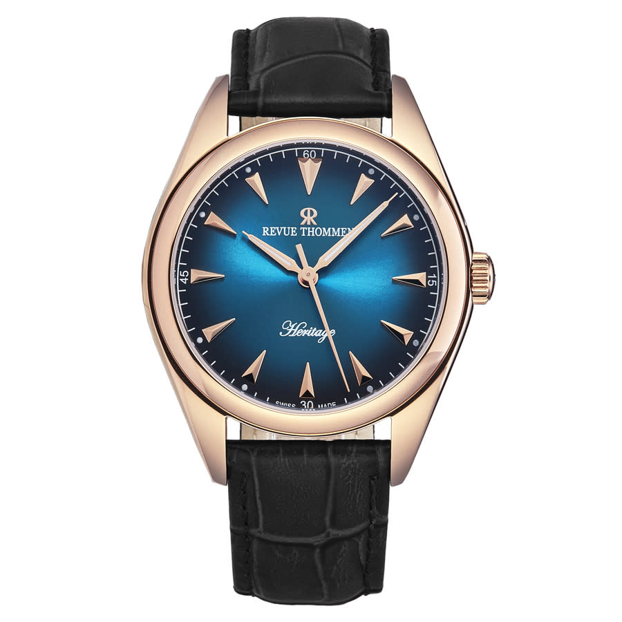 Revue Thommen Heritage Automatic Blue Dial Men's Watch 21010.2565