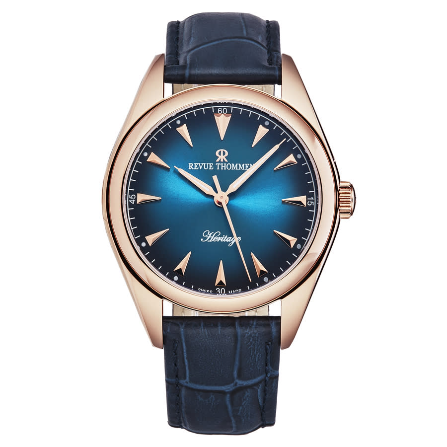 Revue Thommen Heritage Automatic Blue Dial Men's Watch 21010.2568