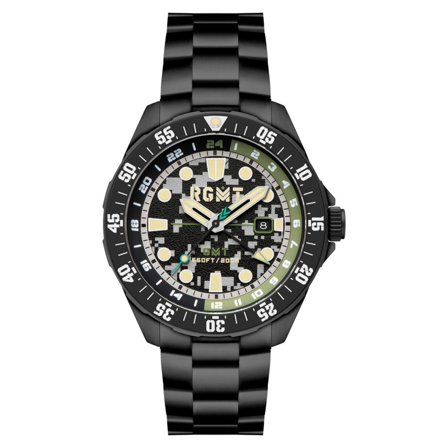 RGMT Continental Black Dial Men's Watch RG-8059-55