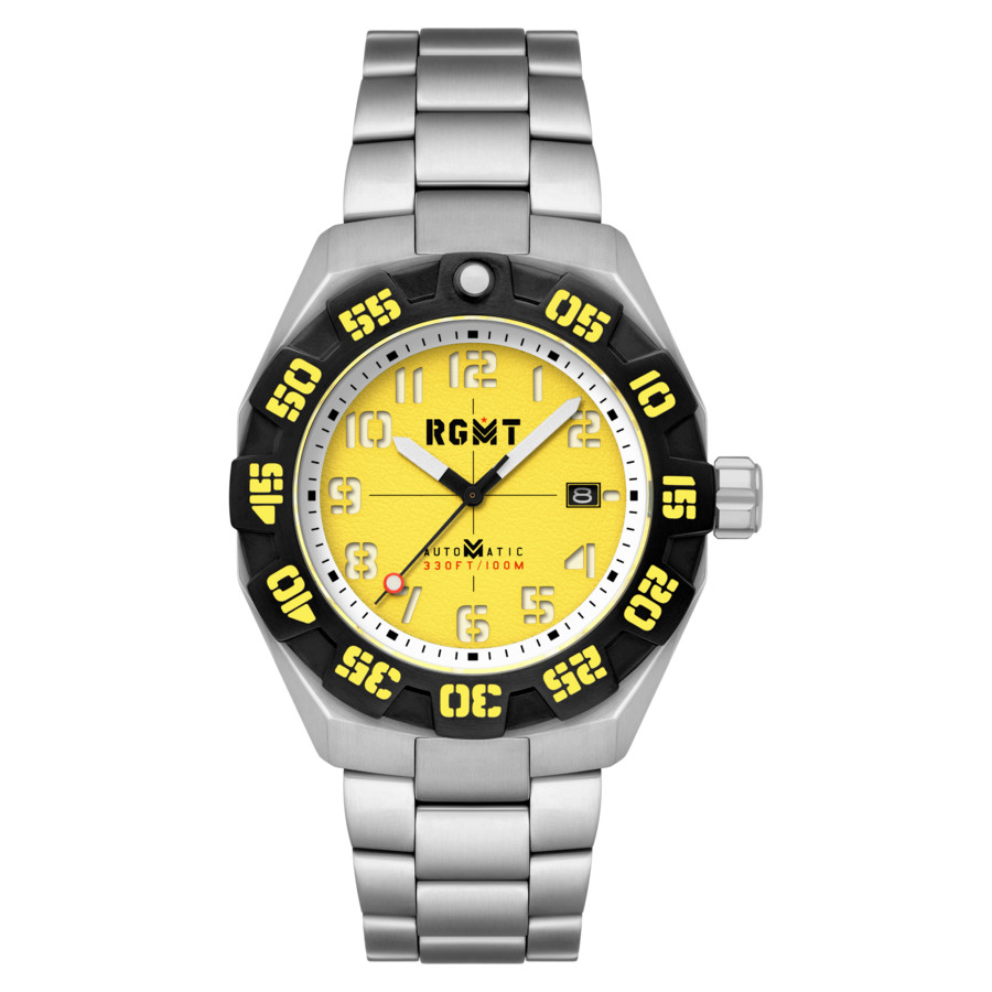 RGMT Field Master Yellow Dial Men's Watch RG-8032-AA