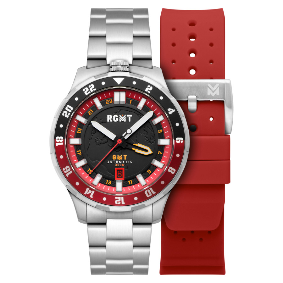 RGMT Globemaster Automatic Black Dial Men's Watch RG-8067-22