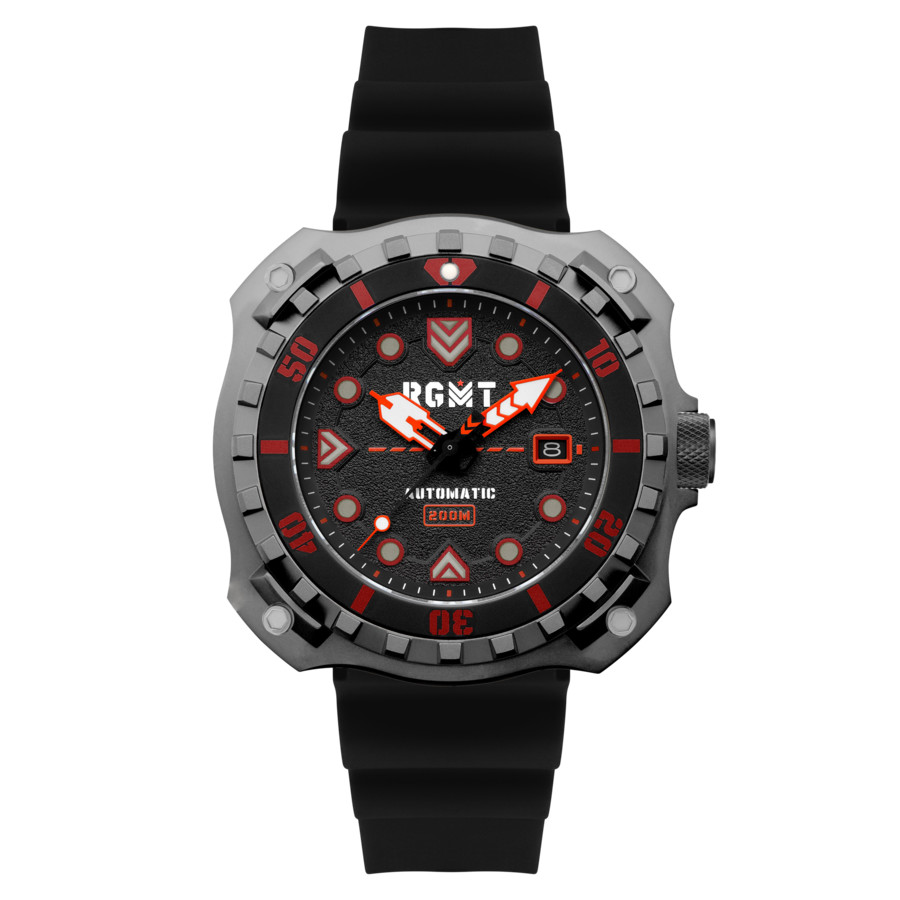 RGMT Minesweep Automatic Black Dial Men's Watch RG-8070-03
