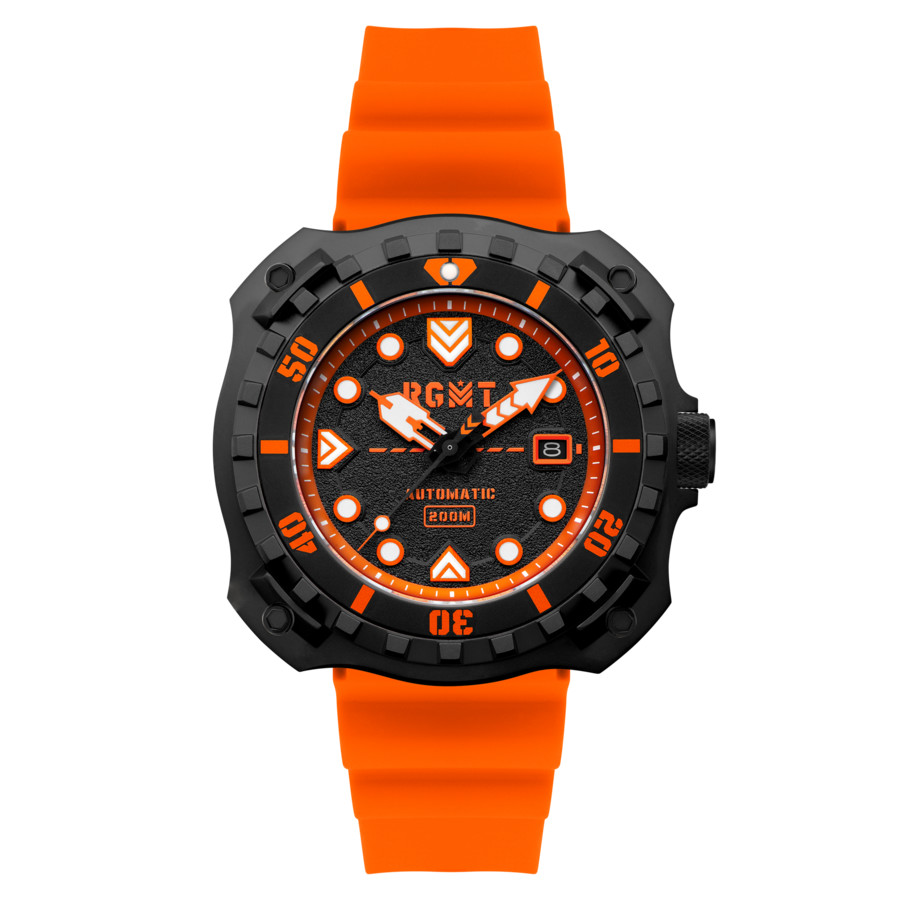RGMT Minesweep Automatic Black Dial Men's Watch RG-8070-04