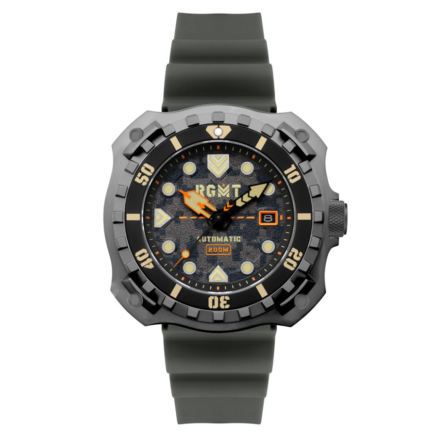 RGMT Minesweep Automatic Black Dial Men's Watch RG-8070-05