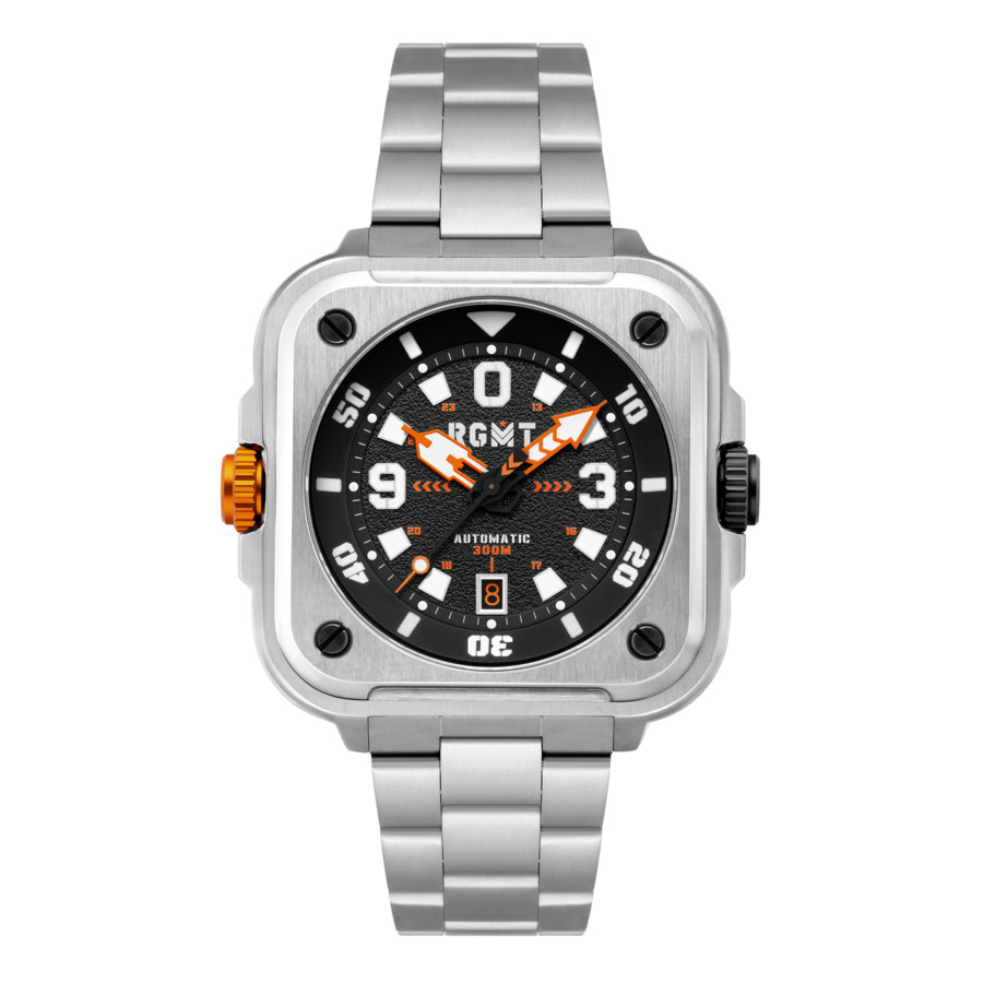 RGMT Pershing Automatic Black Dial Men's Watch RG-8066-22