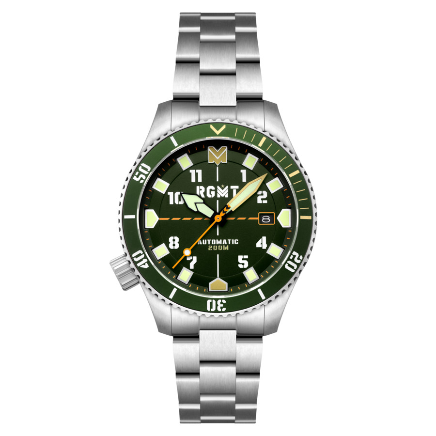 RGMT Recon Diver Automatic Green Dial Men's Watch RG-8075-33