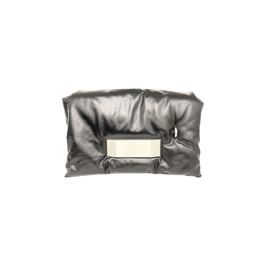 Rick Owens Pillow-effect Leather Shoulder Bag In Black
