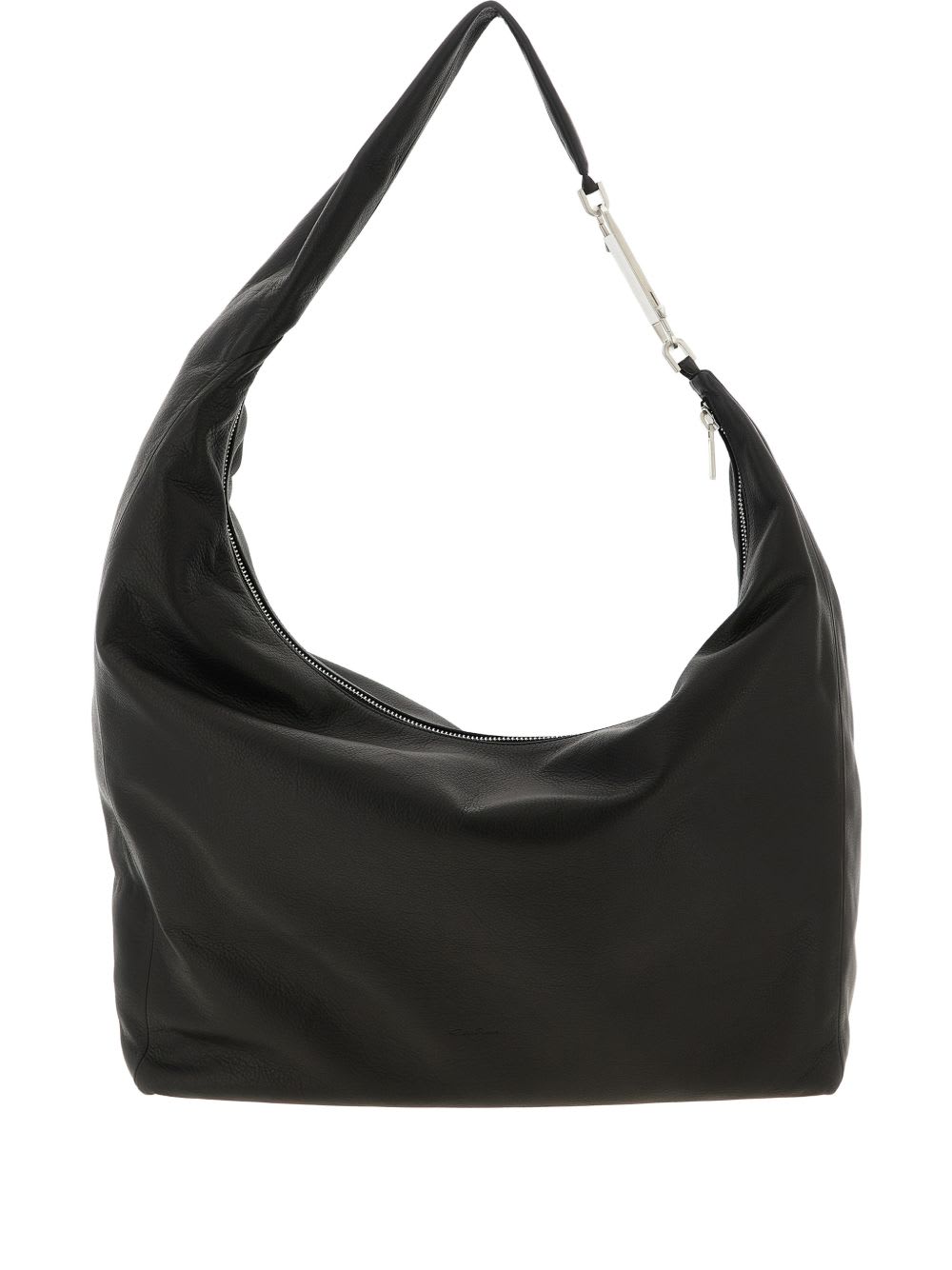 rick owens ボディバッグ ブラック ONE SIZE Rick Owens Gemini Leather Shoulder Bag RA01F0824LCN09