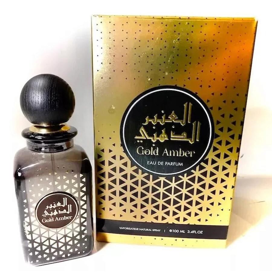Risala Men's Gold Amber Edp Spray 3.4 oz Fragrances 6294015167658