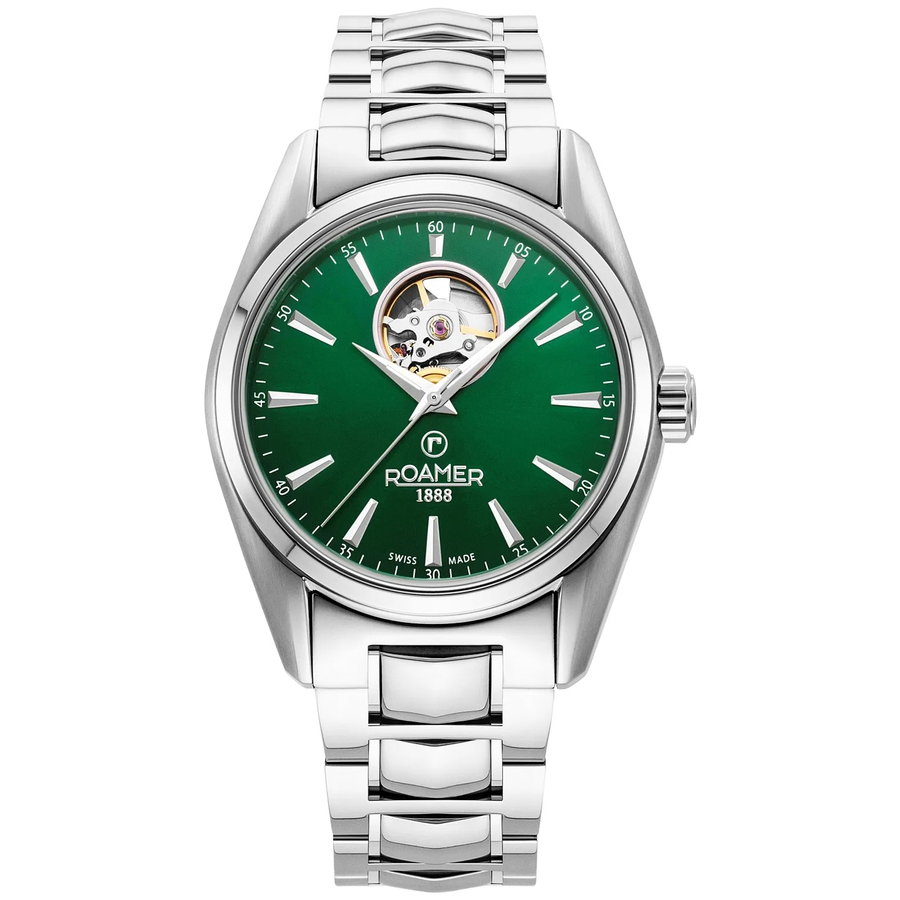 Roamer Searock Green Dial Men's Watch 984985 41 75 20