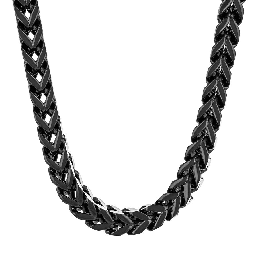Robert Alton Stainless Steel Men's Franco Chain Link In Two Tone