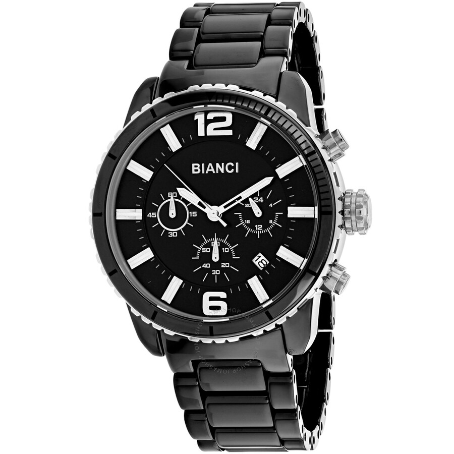 Roberto Bianci Men's Black Dial Watch In Black