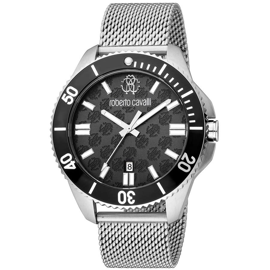 Roberto Cavalli Fashion Watch Quartz Black Dial Men's Watch RC5G013M0045