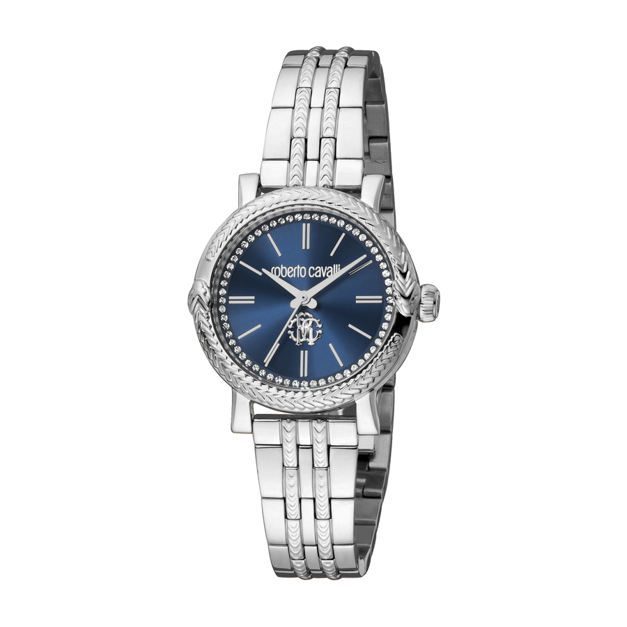 Roberto Cavalli Fashion Watch Quartz Blue Dial Ladies Watch RC5L019M0065