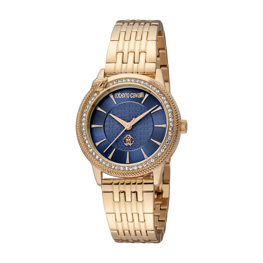 roberto cavalli レディース腕時計 Roberto Cavalli Fashion Watch Quartz Silver Dial Ladies