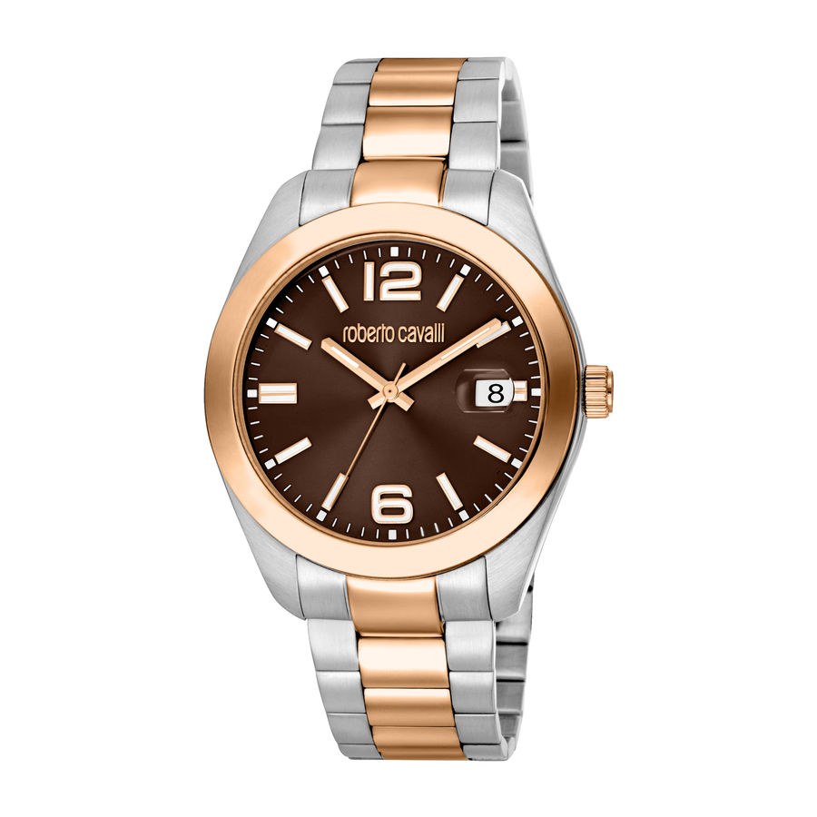 Roberto Cavalli Fashion Watch Quartz Brown Dial Men's Watch RC5G051M0085