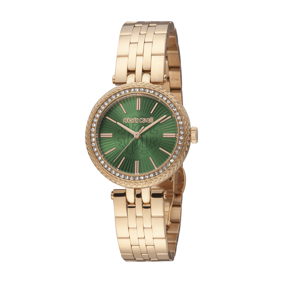 NWT Roberto Cavalli Aurora Green Dial Ladies Watch Roberto Cavalli Aurora Green Dial Ladies Watch RC5L133M0055  main image 4