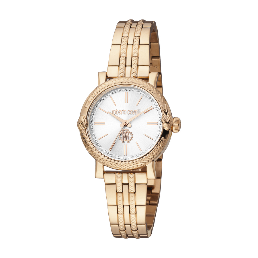 Roberto Cavalli Fashion Watch Quartz Silver Dial Ladies Watch RC5L019M0085