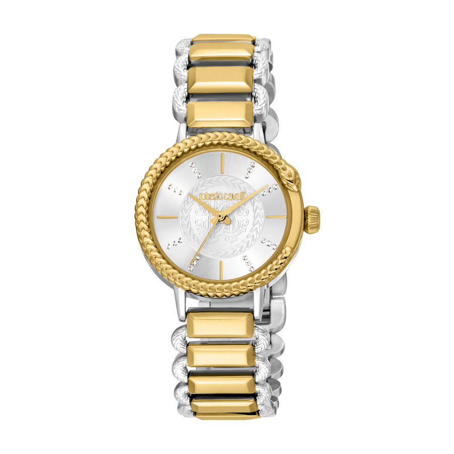 Roberto Cavalli Fashion Watch Quartz Silver Dial Ladies Watch RC5L020M0085