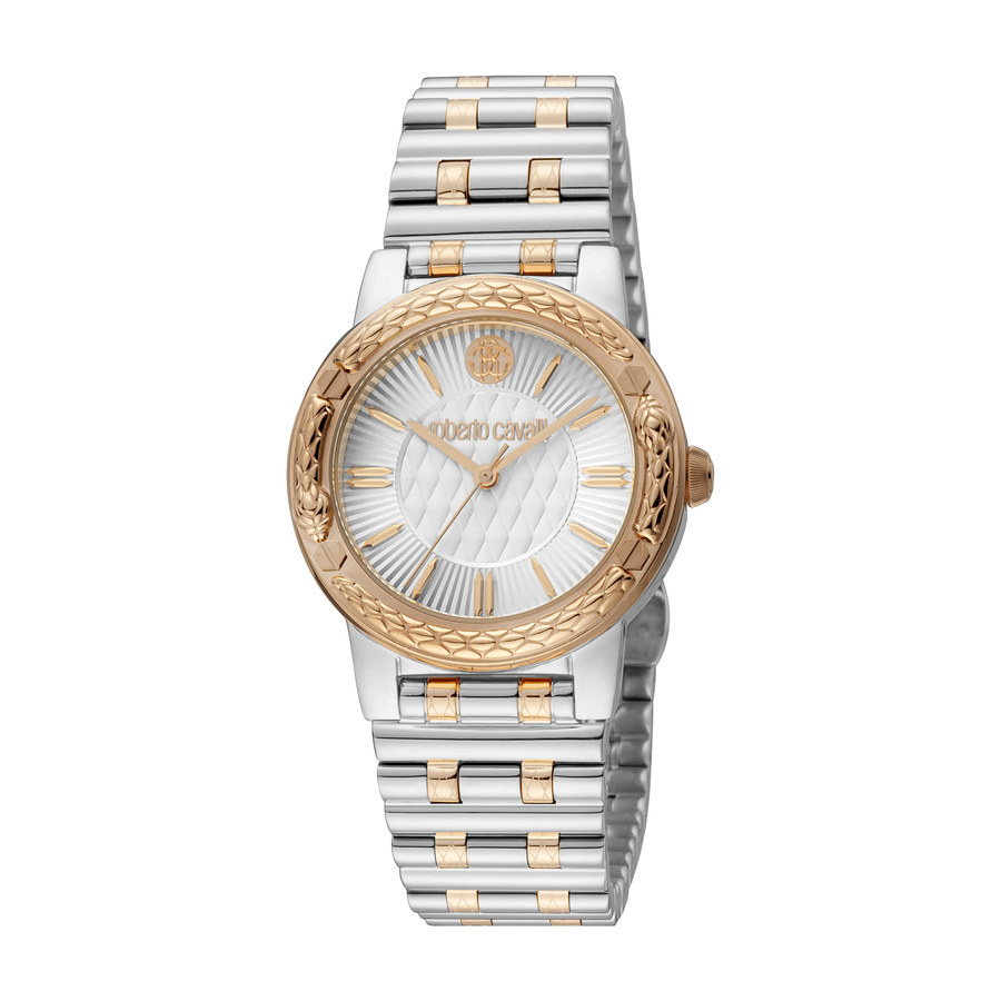 Roberto Cavalli Fashion Watch Quartz Silver Dial Ladies Watch RC5L033M0105