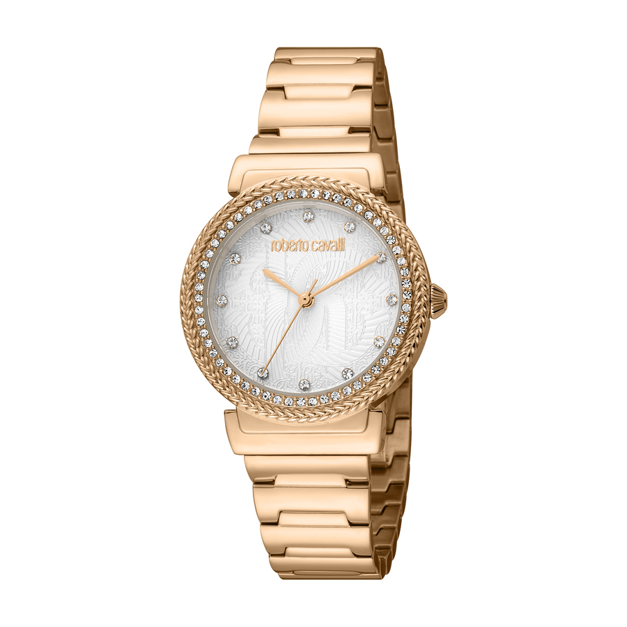 Roberto Cavalli Fashion Watch Quartz Silver Dial Ladies Watch RC5L039M0075