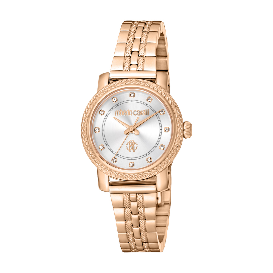 Roberto Cavalli Fashion Watch Quartz Silver Dial Ladies Watch RC5L058M0065