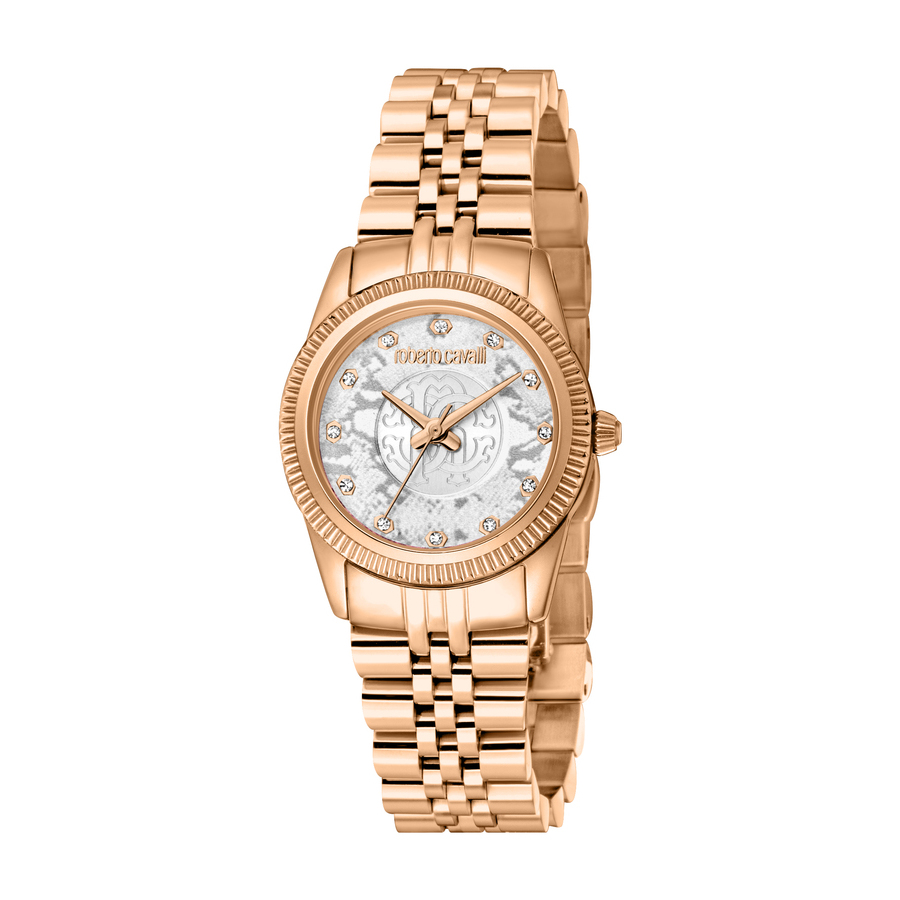 Roberto Cavalli Fashion Watch Quartz Silver Dial Ladies Watch RC5L074M0075