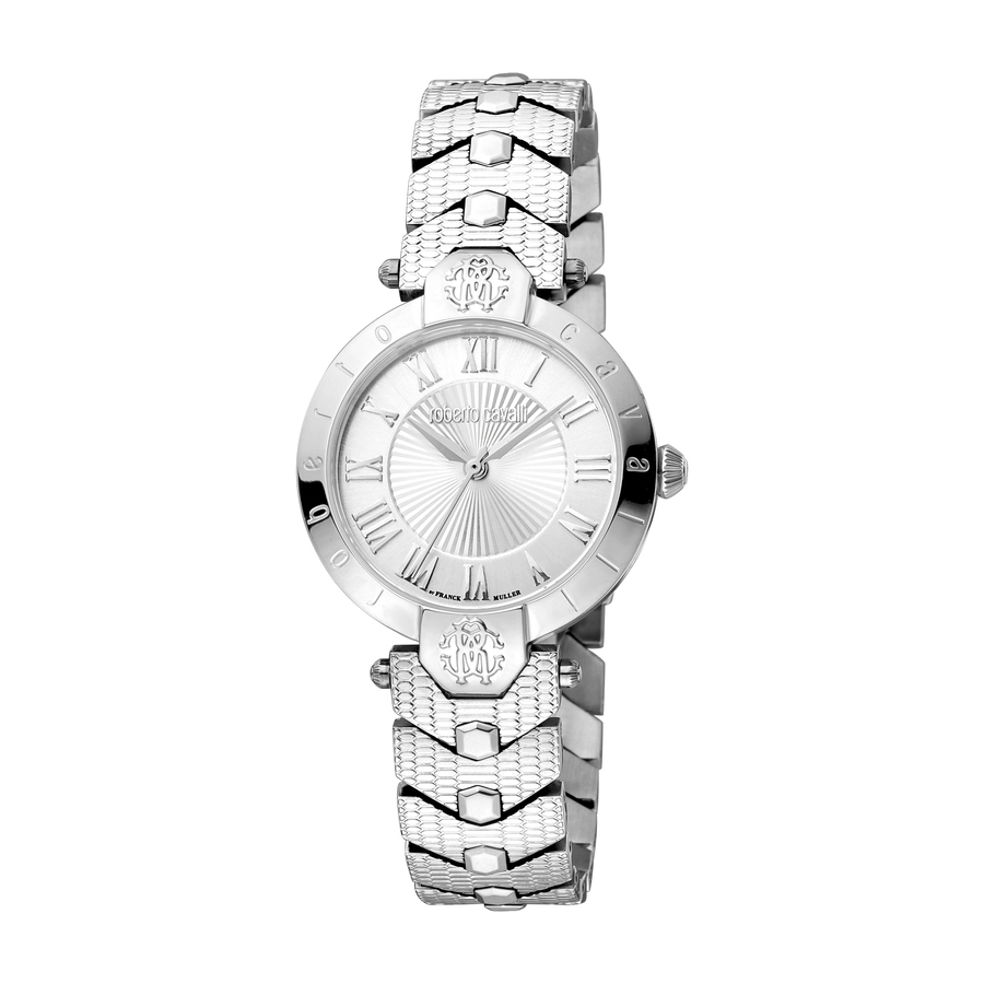 Roberto Cavalli Fashion Watch Quartz Silver Dial Ladies Watch RV1L166M0041