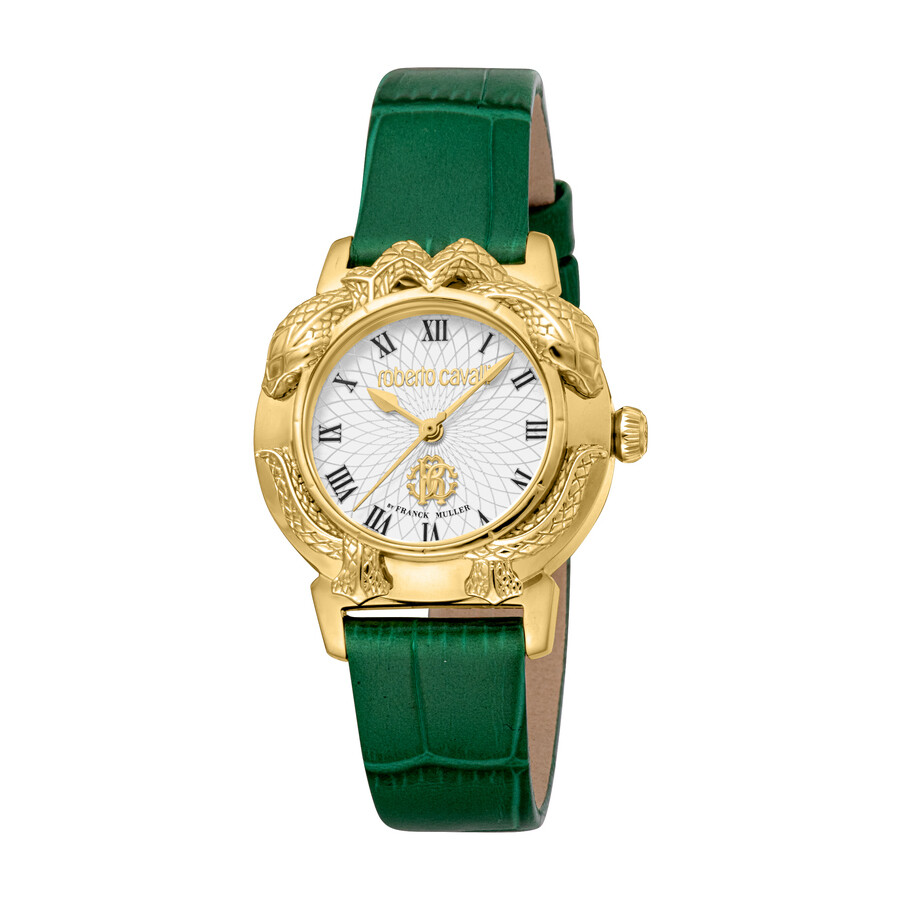 Roberto Cavalli Fashion Watch Quartz Silver Dial Ladies Watch ...
