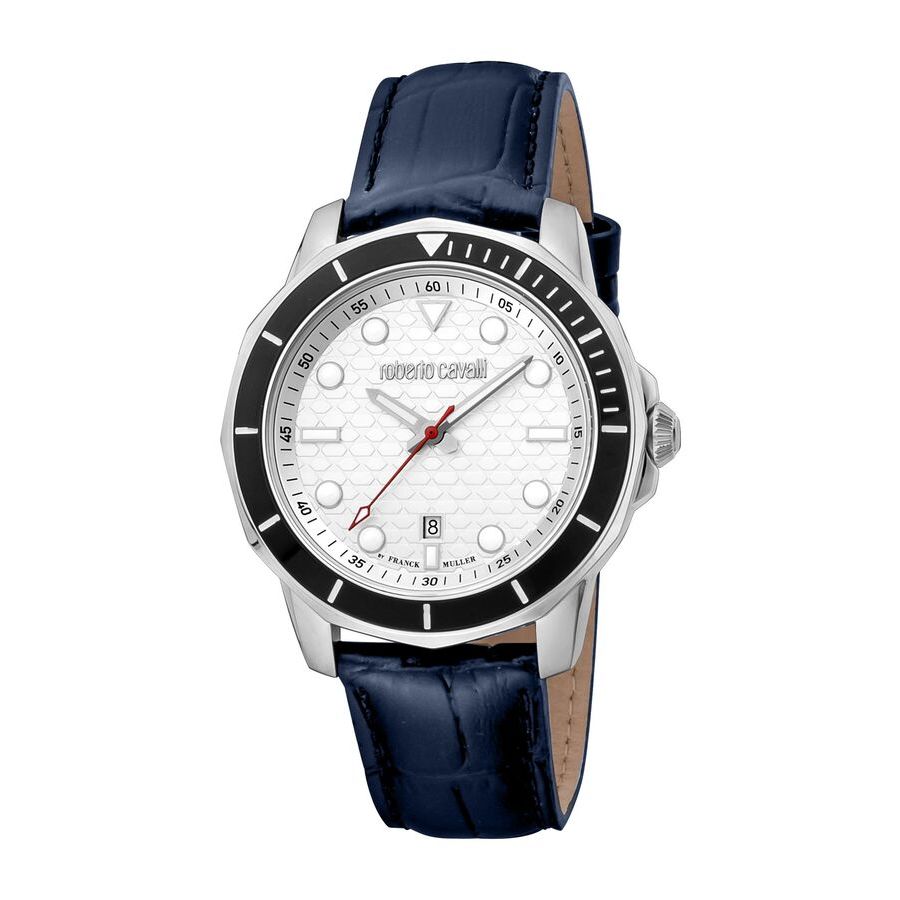 Roberto Cavalli Fashion Watch Quartz Silver Dial Men's Watch RV1G159L0021