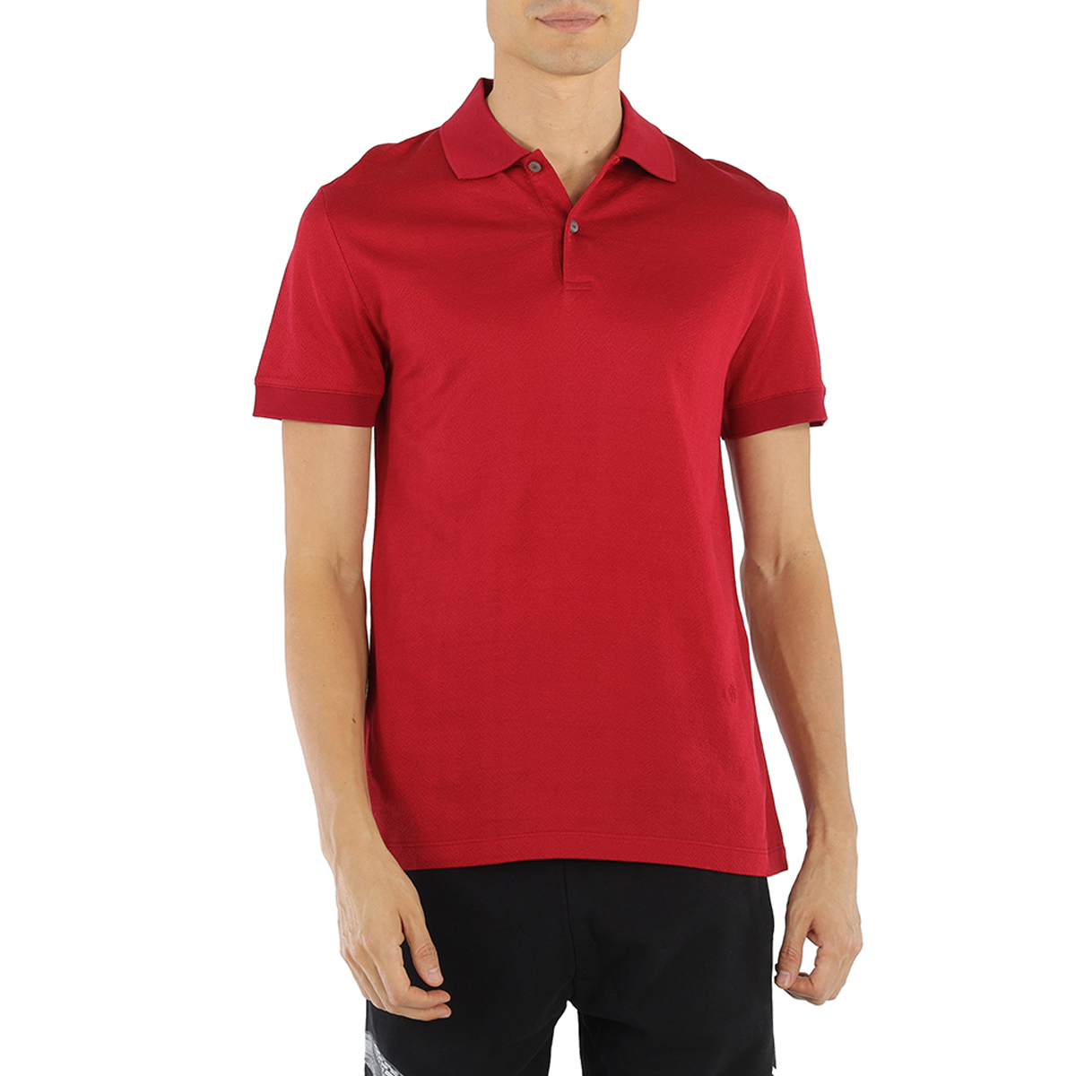 Coveri Moving Red Cotton Polo Shirt main image 1